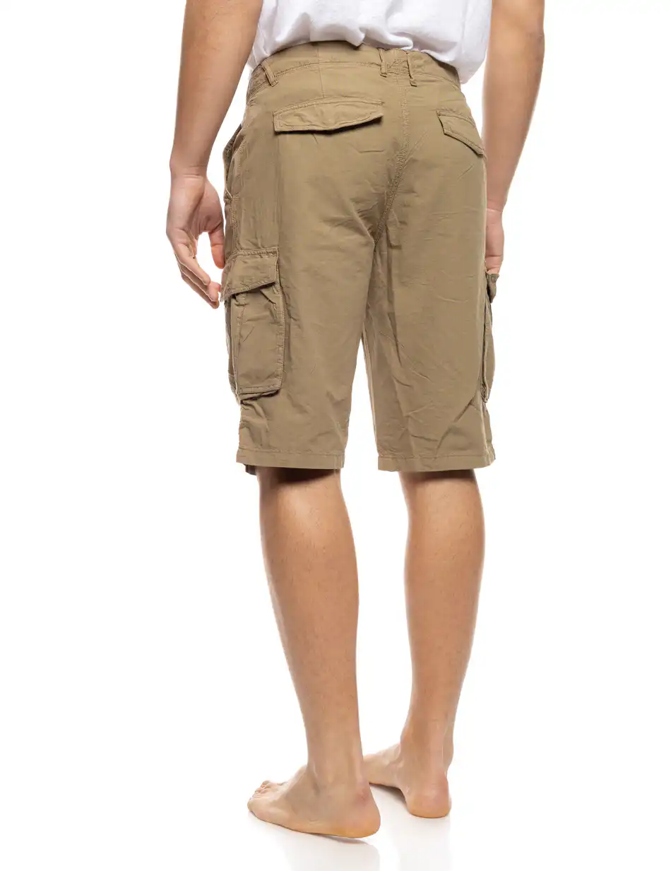 B' Ανδρική βερμούδα cargo 53-221-003 DK BEIGE