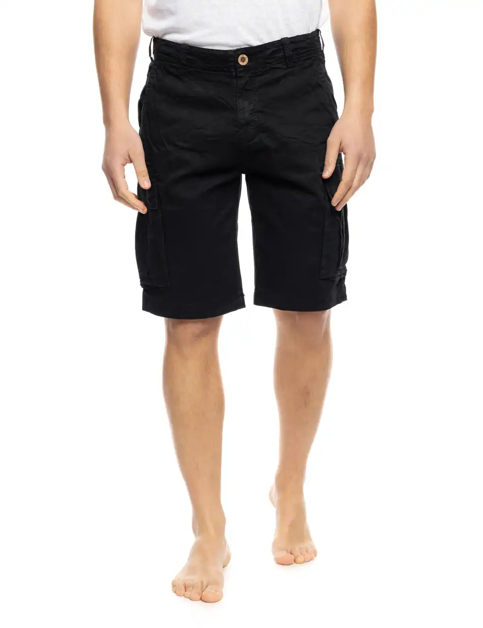 B' Ανδρική βερμούδα cargo 53-221-007 BLACK