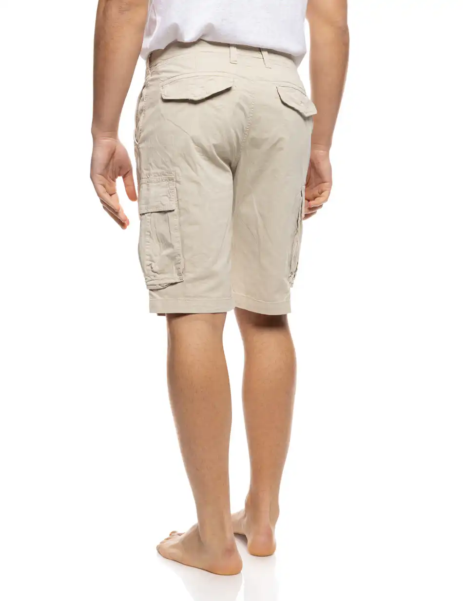 B' Ανδρική βερμούδα cargo 53-221-007 BEIGE