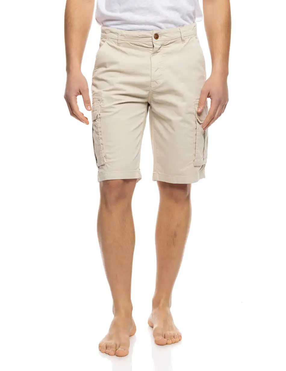 S' Ανδρική βερμούδα cargo 53-221-008 BEIGE