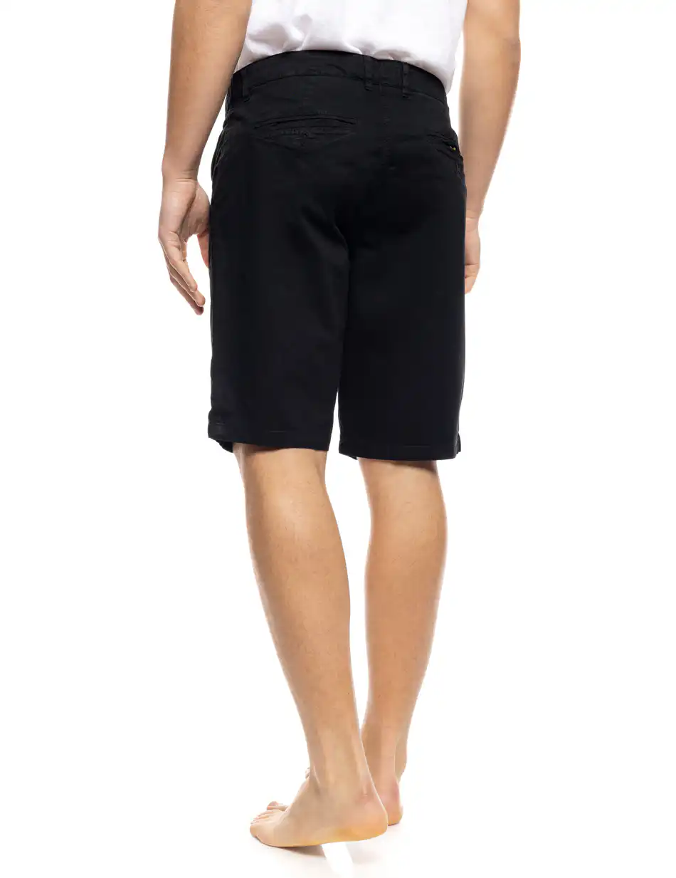 B' Ανδρική πεντάτσεπη βερμούδα 53-221-009 BLACK