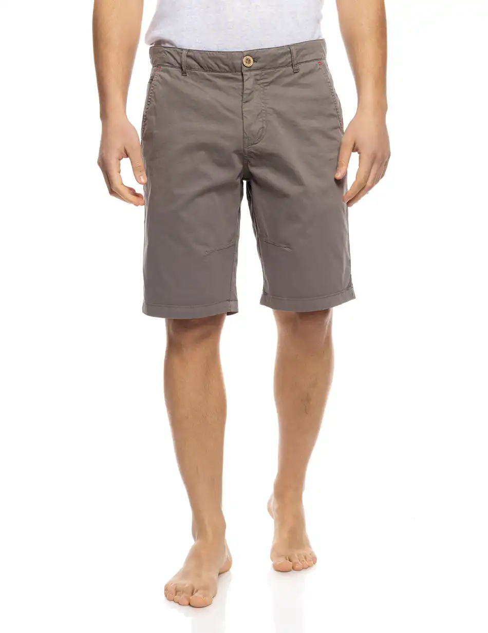 B' Ανδρική πεντάτσεπη βερμούδα 53-221-009 GREY