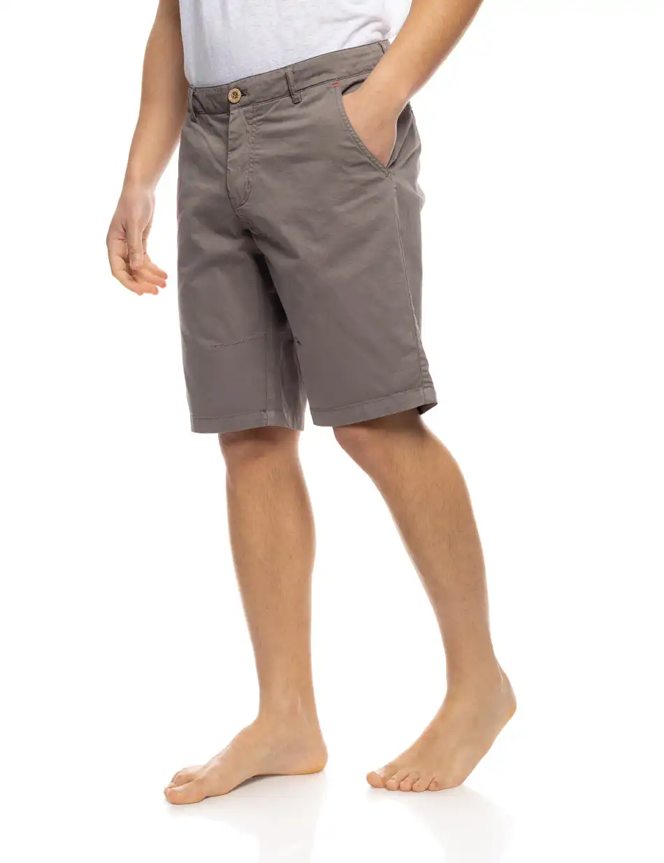B' Ανδρική πεντάτσεπη βερμούδα 53-221-009 GREY