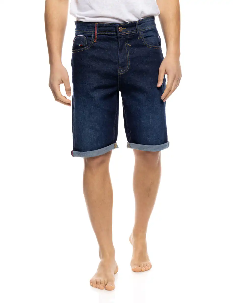 B' Ανδρικη τζίν βερμουδα 53-221-011 DK WASH