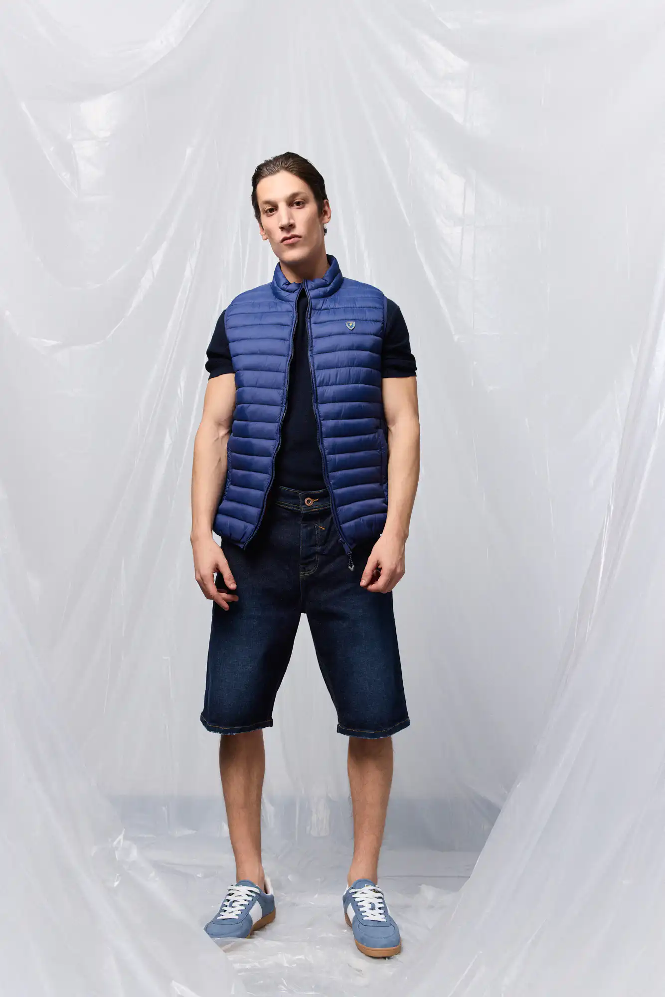 B' Ανδρικη τζίν βερμουδα 53-221-011 DK WASH