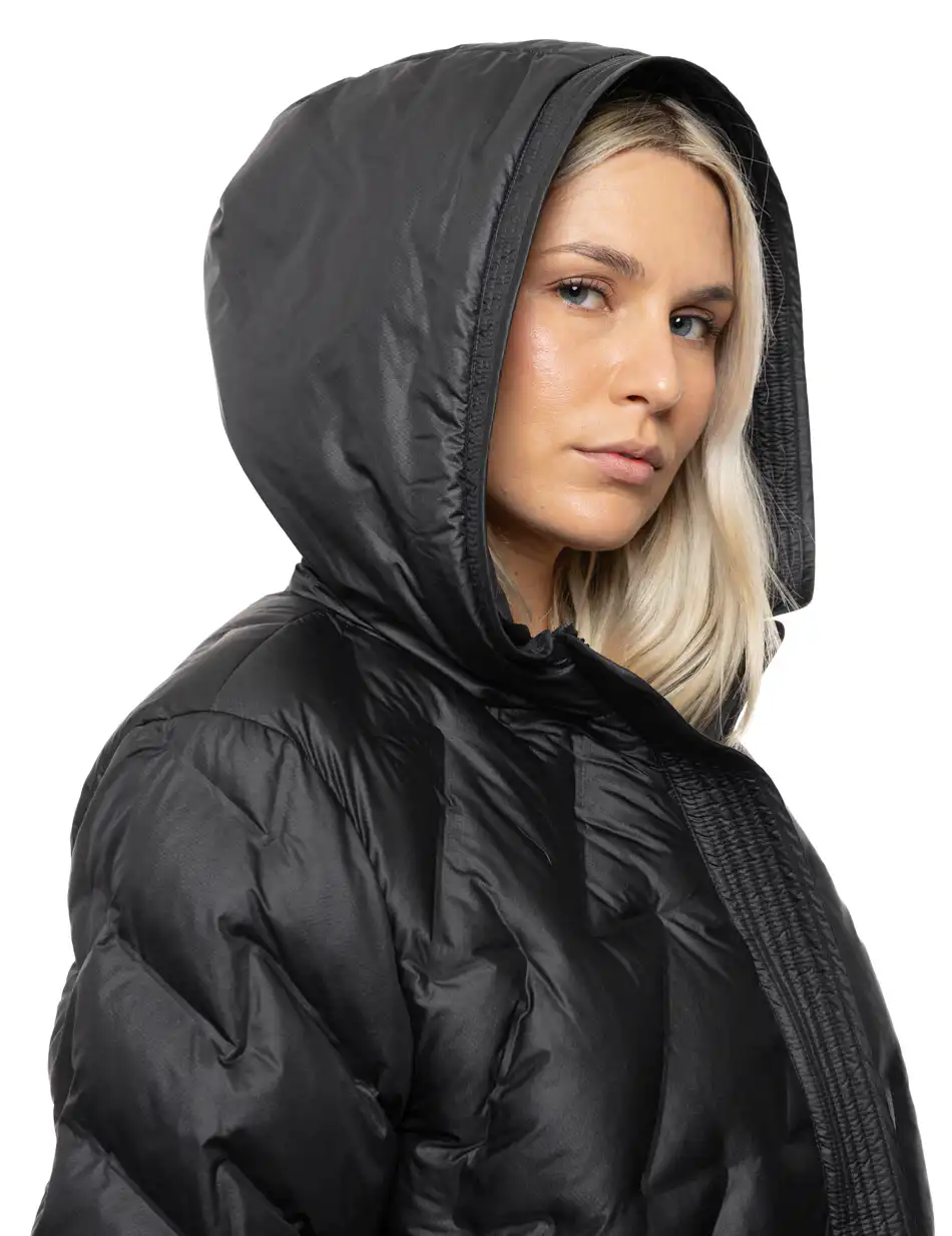 Splendid Γυναικείο demi μπουφάν με ενσωματωμένη κουκούλα 54-101-005 BLACK
