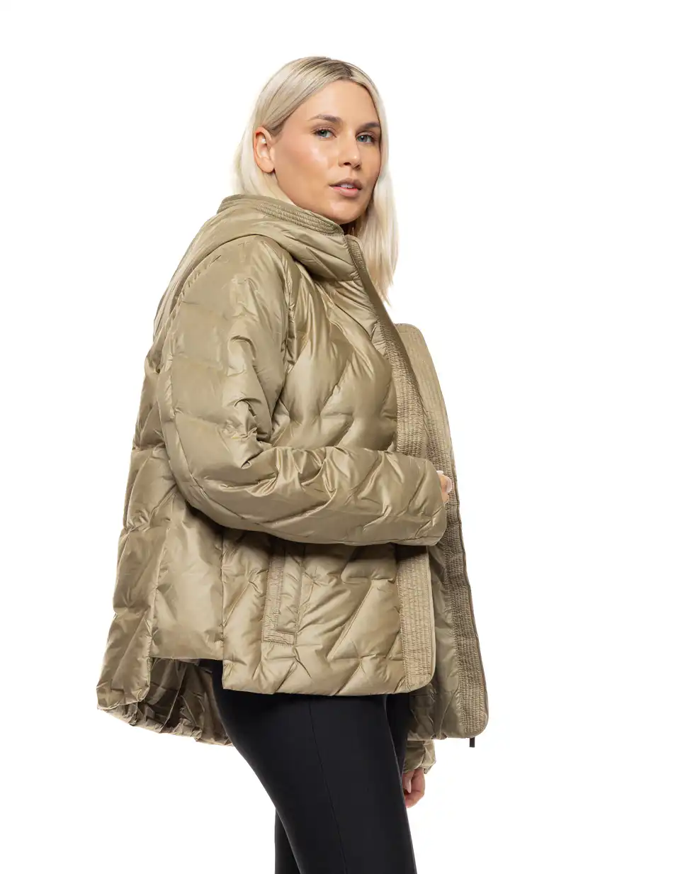 Splendid Γυναικείο demi μπουφάν με ενσωματωμένη κουκούλα 54-101-005 GREEN