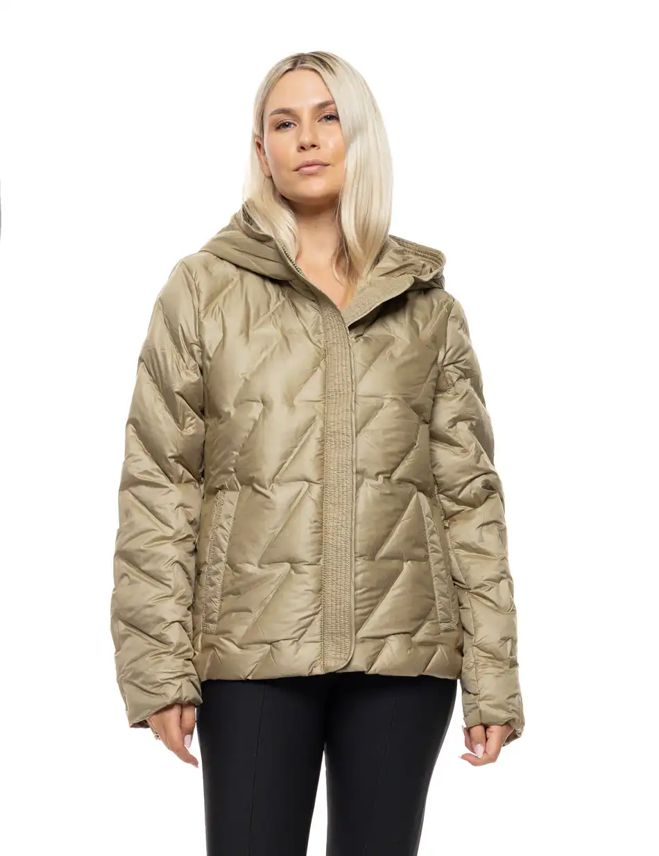 Splendid Γυναικείο demi μπουφάν με ενσωματωμένη κουκούλα 54-101-005 GREEN