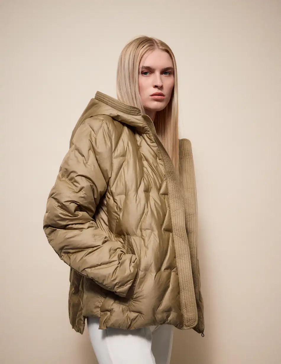 Splendid Γυναικείο demi μπουφάν με ενσωματωμένη κουκούλα 54-101-005 GREEN