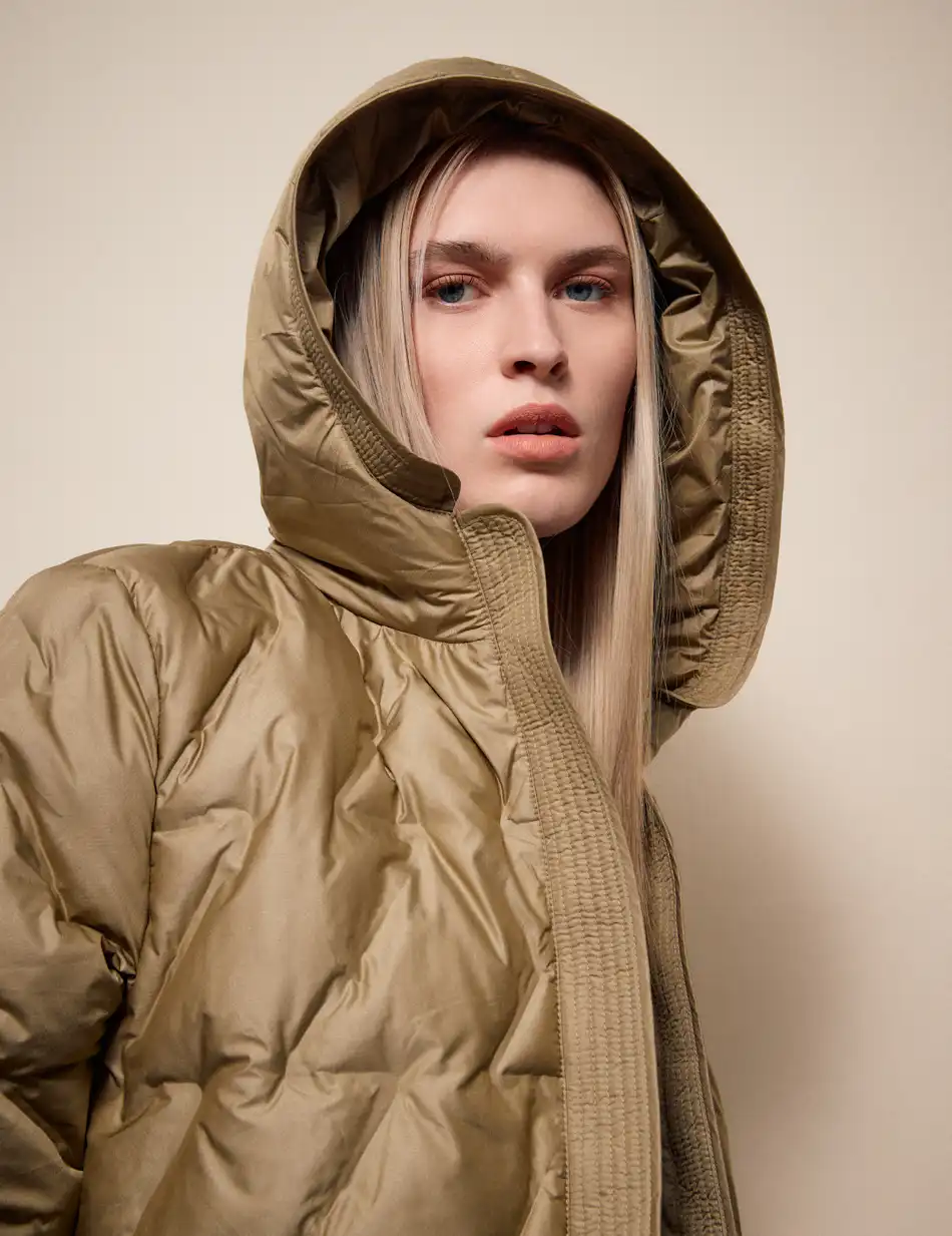 Splendid Γυναικείο demi μπουφάν με ενσωματωμένη κουκούλα 54-101-005 GREEN