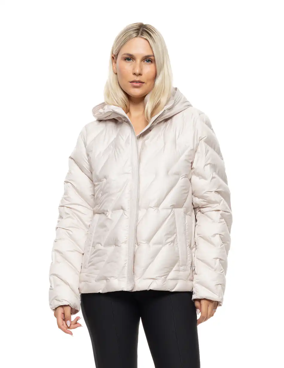 Splendid Γυναικείο demi μπουφάν με ενσωματωμένη κουκούλα 54-101-005 LT BEIGE