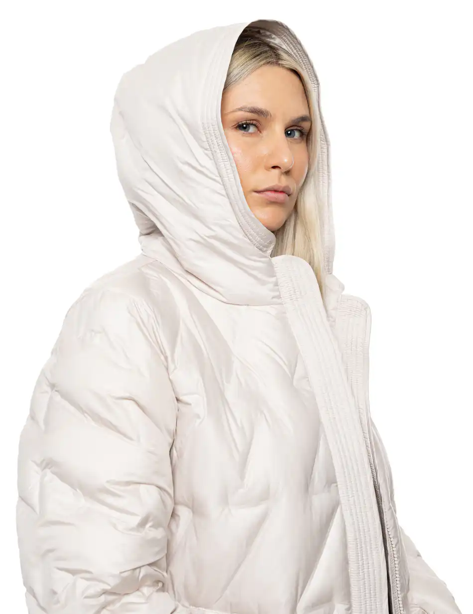 Splendid Γυναικείο demi μπουφάν με ενσωματωμένη κουκούλα 54-101-005 LT BEIGE