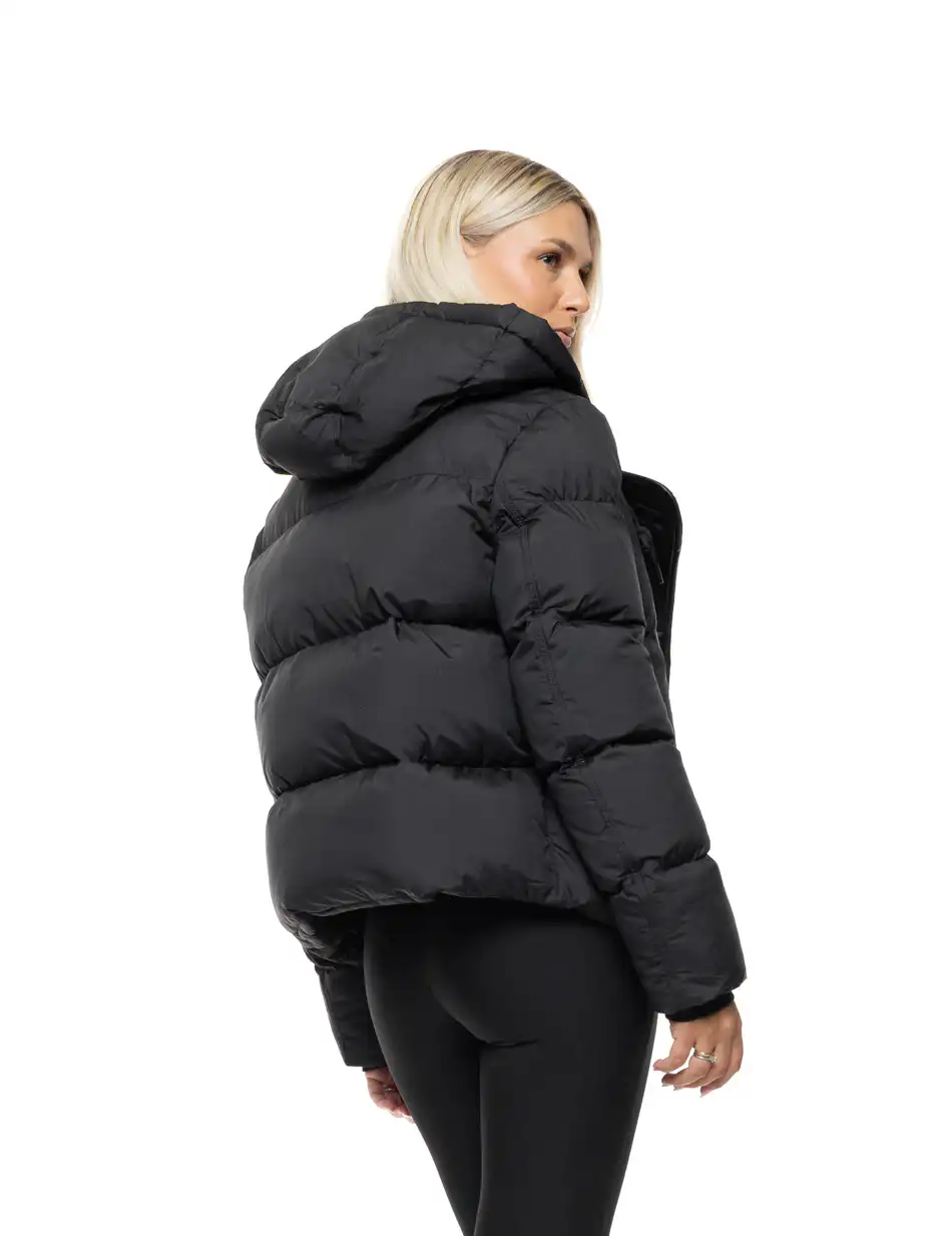 Biston Γυναικείο κοντό μπουφάν 54-101-044 BLACK