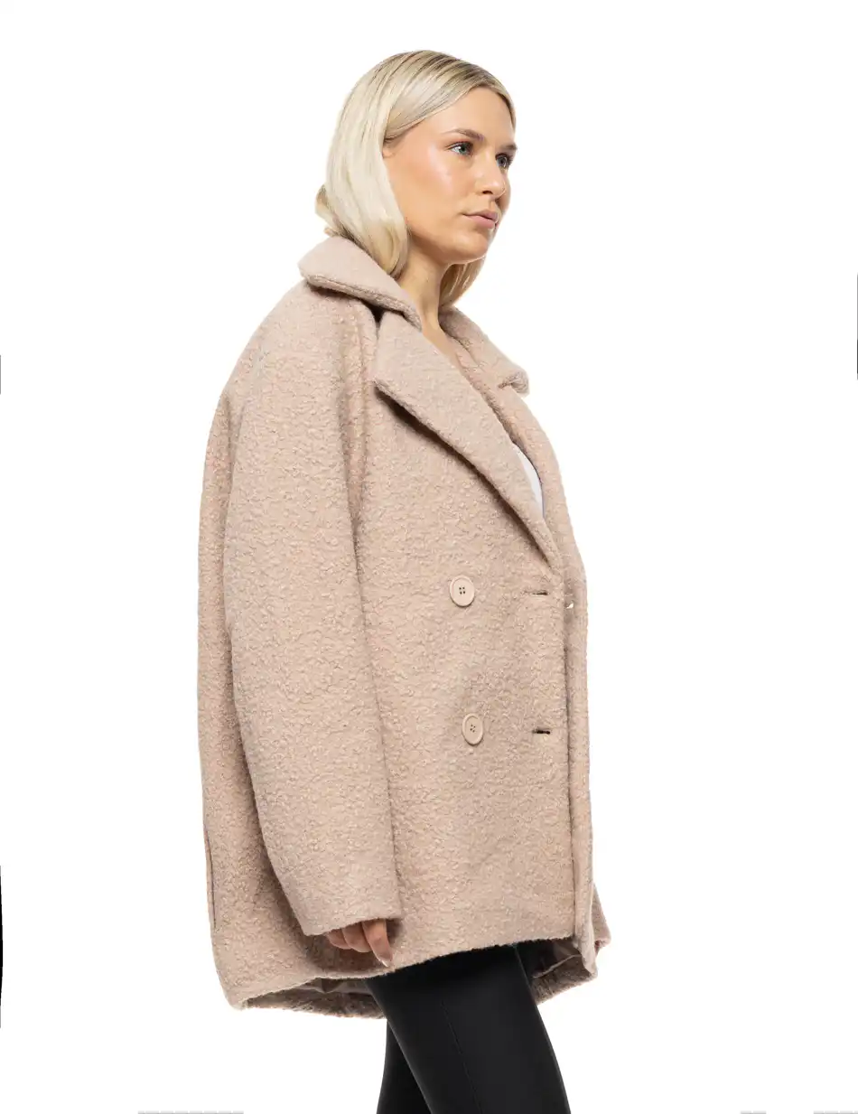 Biston Γυναικείο demi παλτό 54-101-049 BEIGE