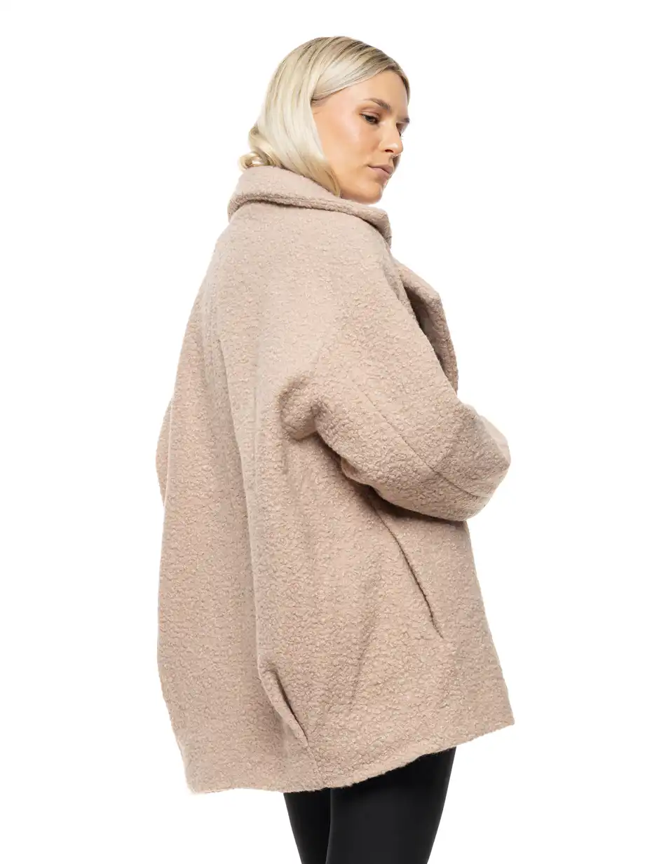 Biston Γυναικείο demi παλτό 54-101-049 BEIGE