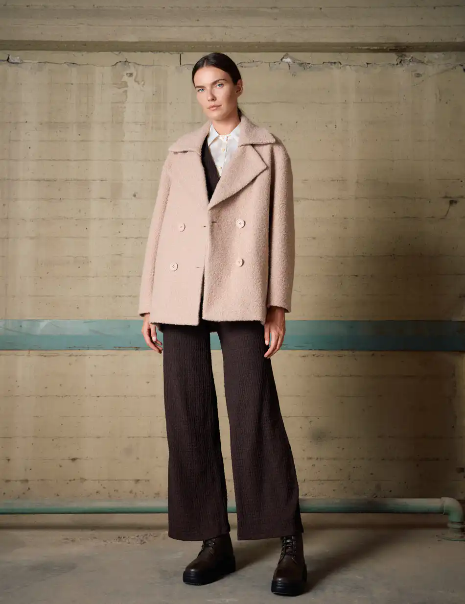 Biston Γυναικείο demi παλτό 54-101-049 BEIGE