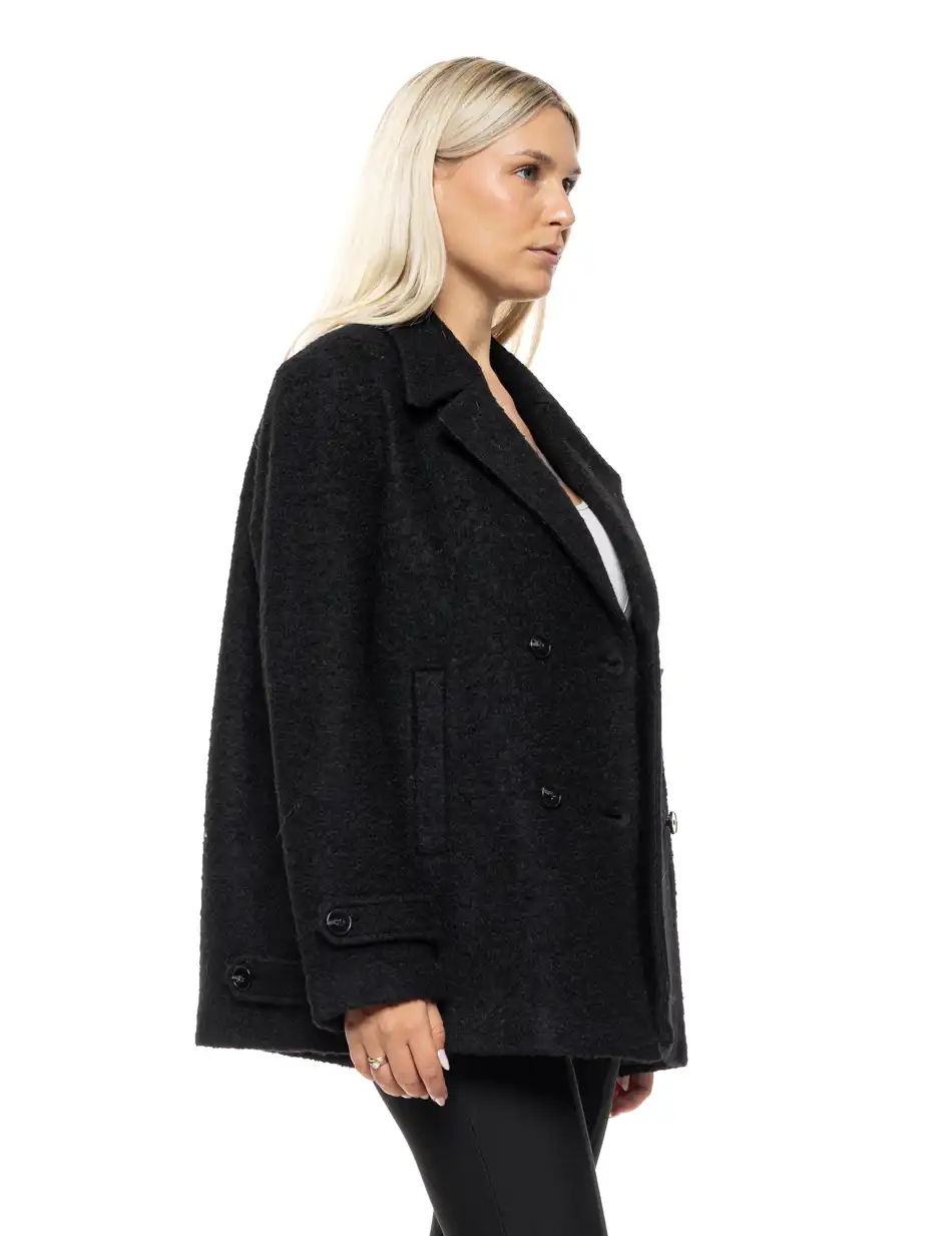 Splendid Γυναικείο demi παλτό 54-101-053 BLACK