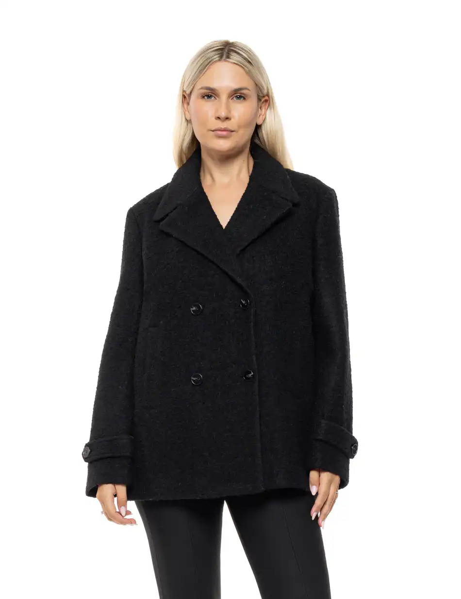 Splendid Γυναικείο demi παλτό 54-101-053 BLACK