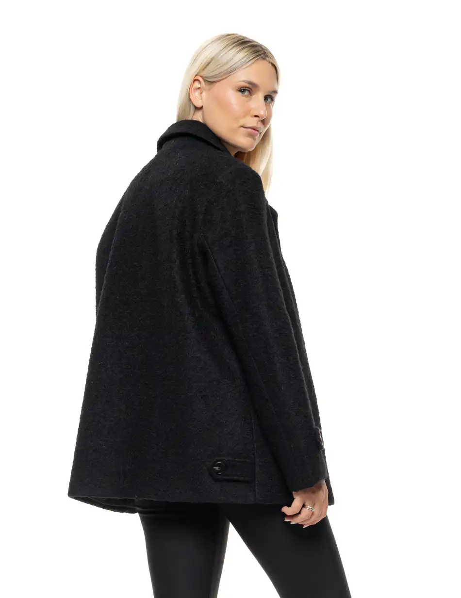 Splendid Γυναικείο demi παλτό 54-101-053 BLACK