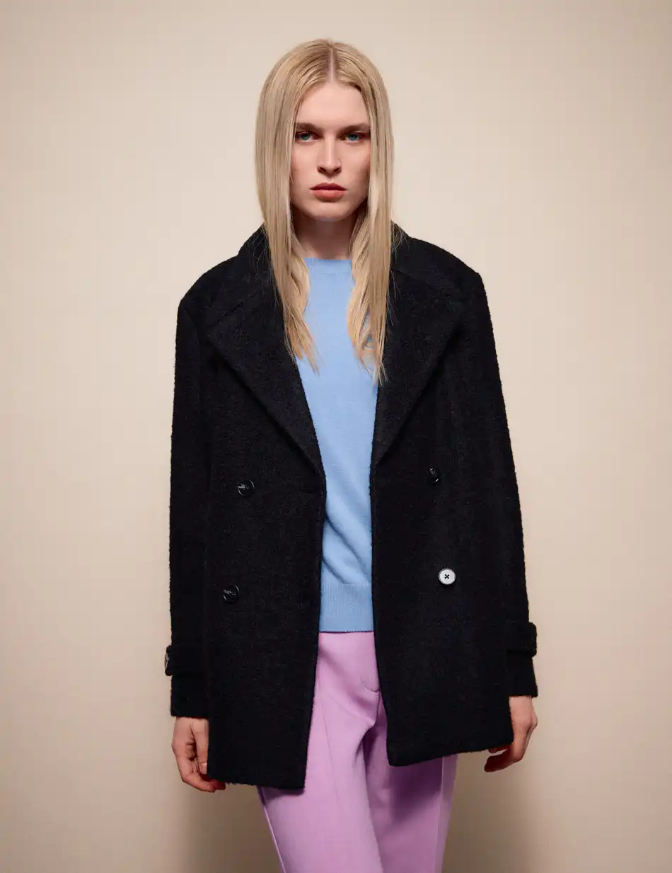 Splendid Γυναικείο demi παλτό 54-101-053 BLACK