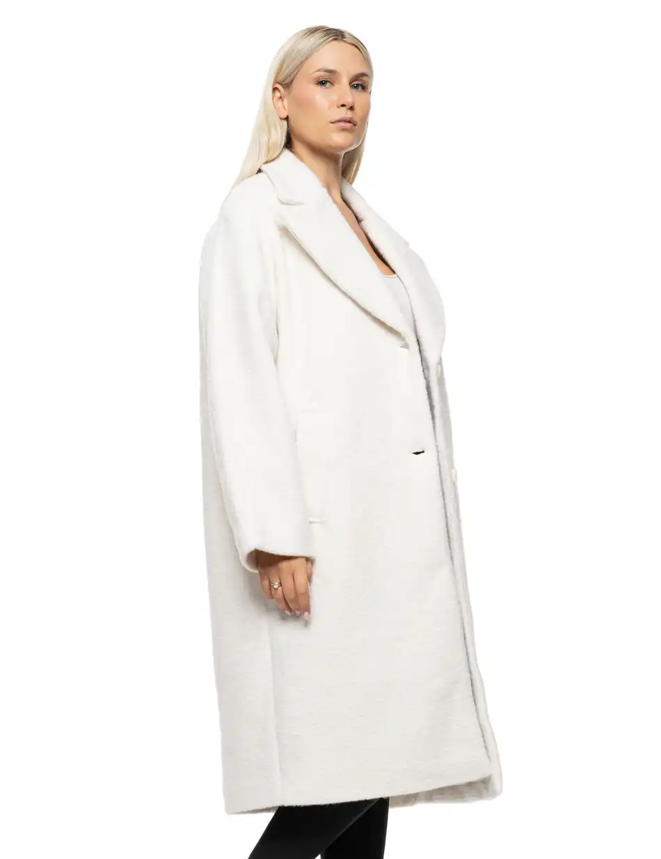 Splendid Γυναικείο μακρύ παλτό 54-101-059 OFF WHITE