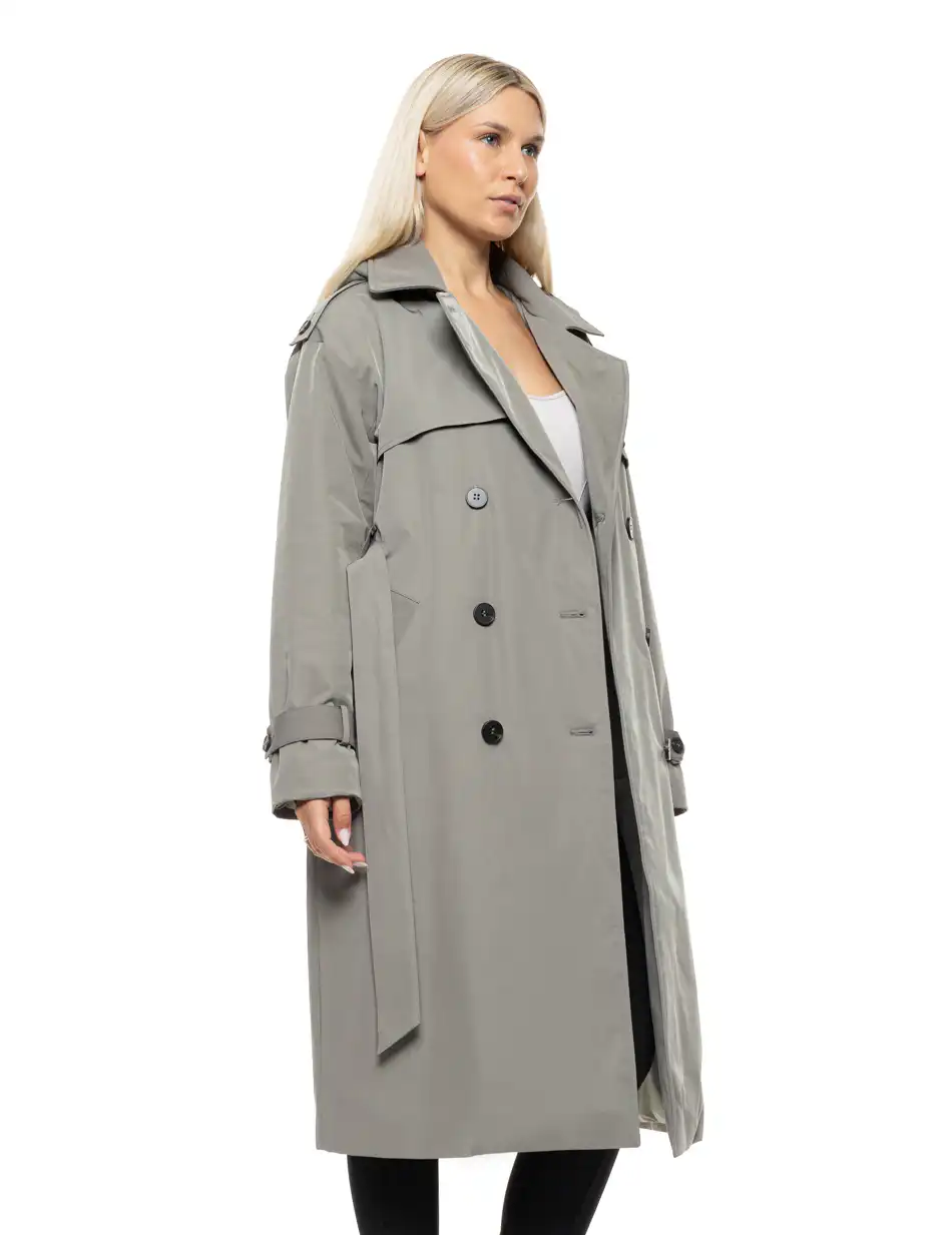 Biston Γυναικείο μακρύ μπουφάν 54-101-068 MINT