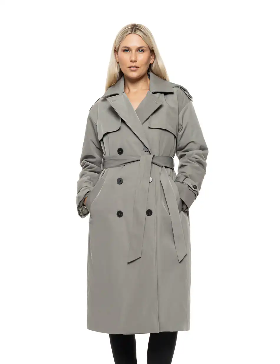 Biston Γυναικείο μακρύ μπουφάν 54-101-068 MINT