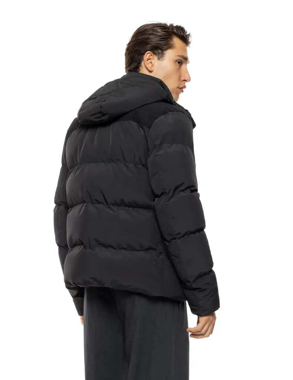 Splendid Ανδρικό demi πανωφόρι με κουκούλα 54-201-009 BLACK