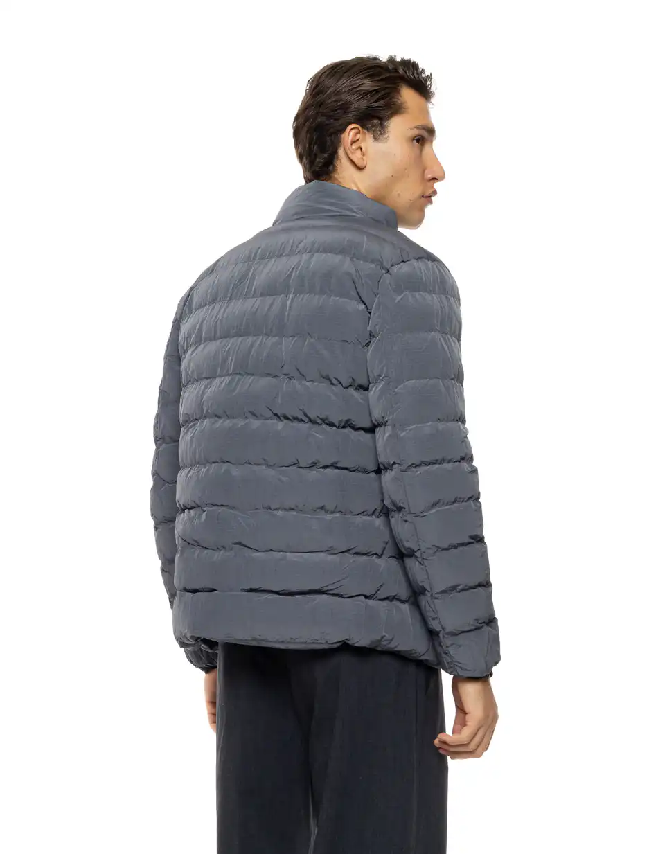 Splendid Ανδρικό demi πανωφόρι με εσωτερικό κομμάτι και αδιάβροχα φερμουαρ 54-201-016 DK GREY