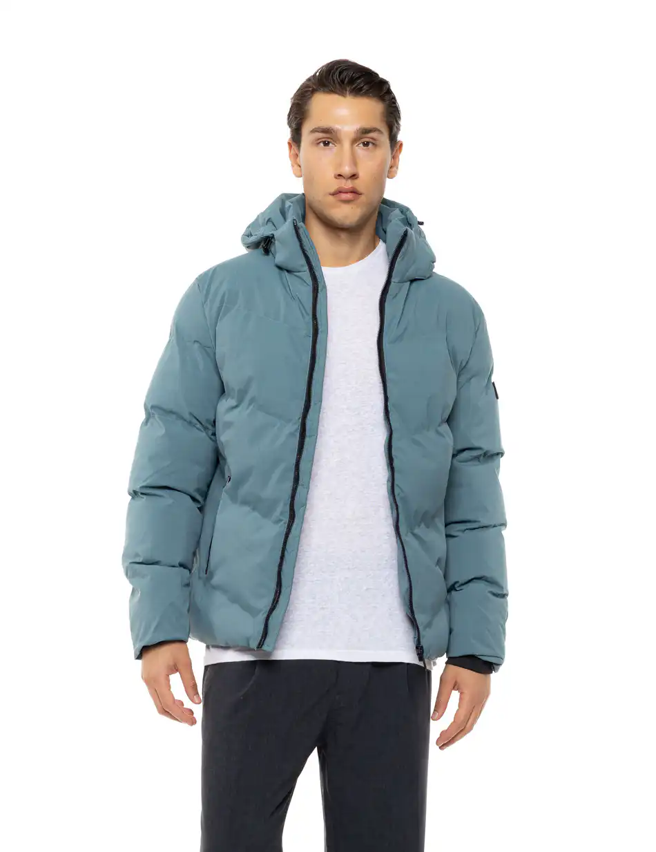 Splendid Ανδρικό κοντό πανωφόρι με αποσπώμενη κουκούλα 54-201-018 MINT