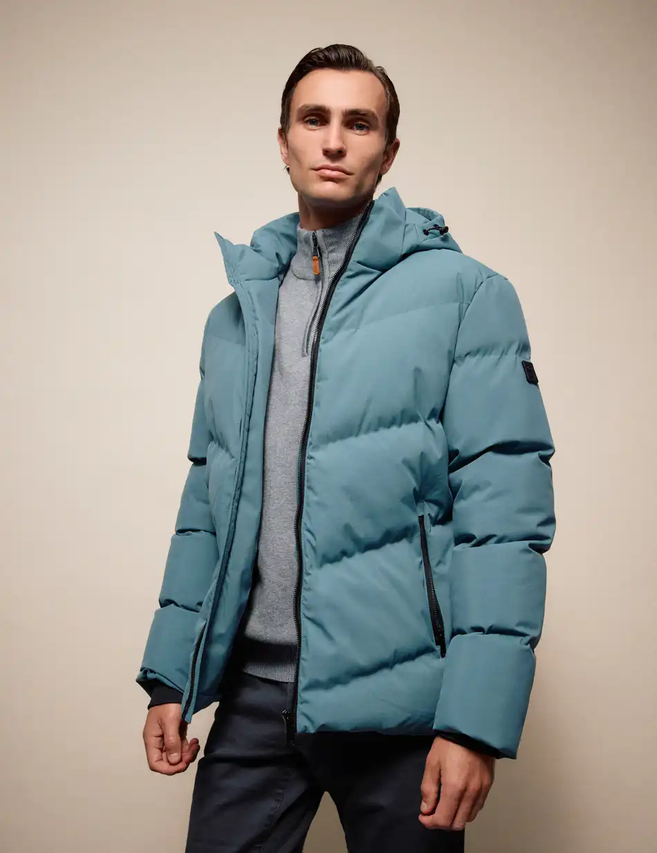 Splendid Ανδρικό κοντό πανωφόρι με αποσπώμενη κουκούλα 54-201-018 MINT