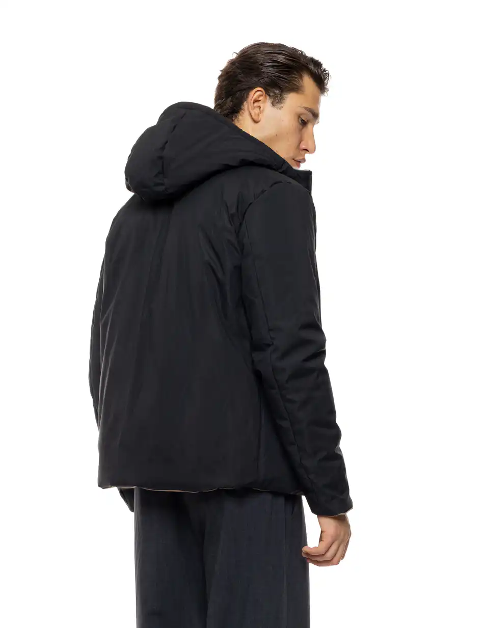 Biston Ανδρικό κοντό πανωφόρι με κουκούλα 54-201-020 FANGO