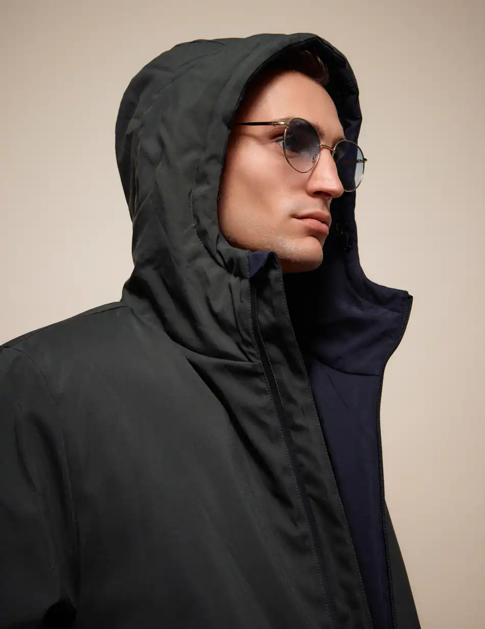 Splendid Ανδρικό demi πανωφόρι διπλής όψης 54-201-024 DK GREEN