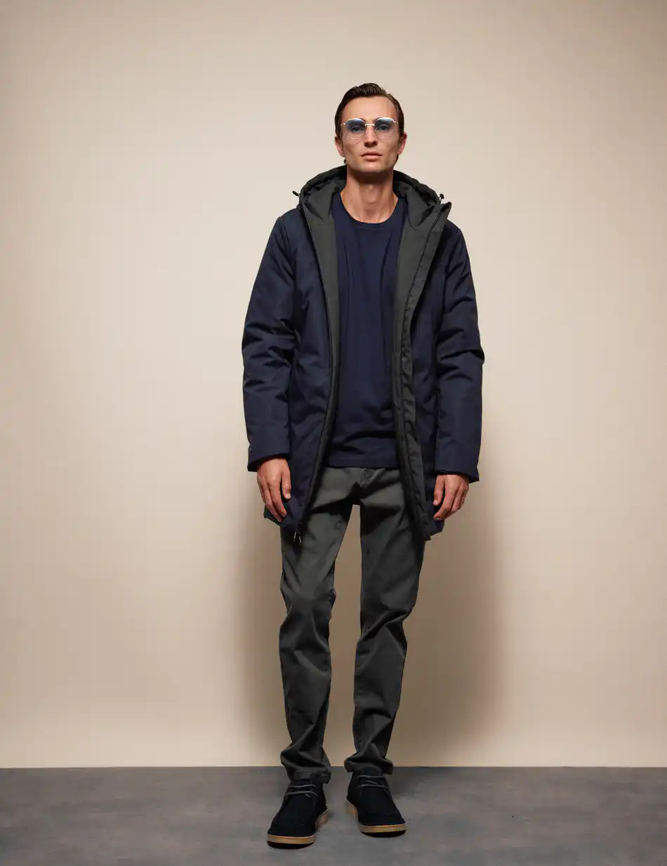 Splendid Ανδρικό demi πανωφόρι διπλής όψης 54-201-024 DK GREEN