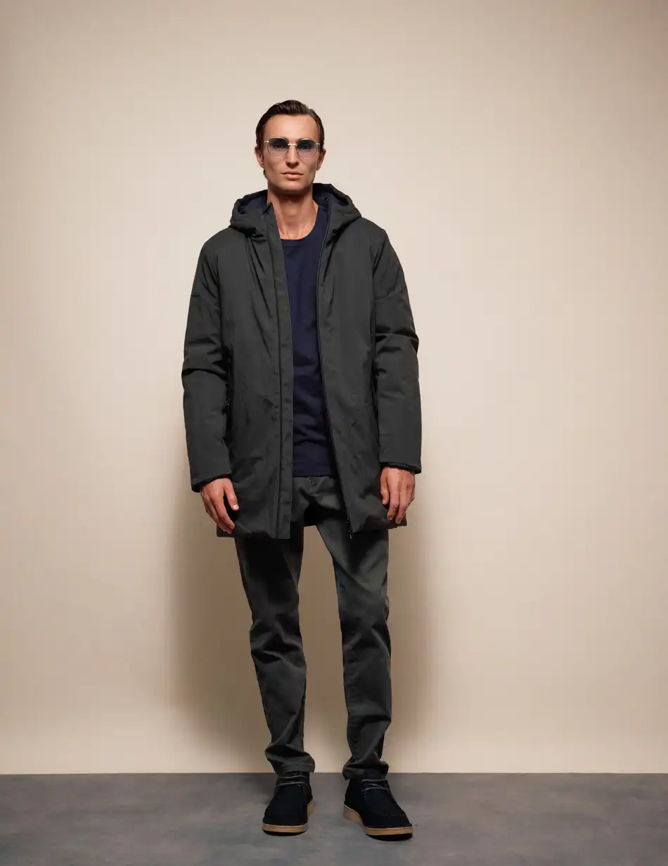 Splendid Ανδρικό demi πανωφόρι διπλής όψης 54-201-024 DK GREEN