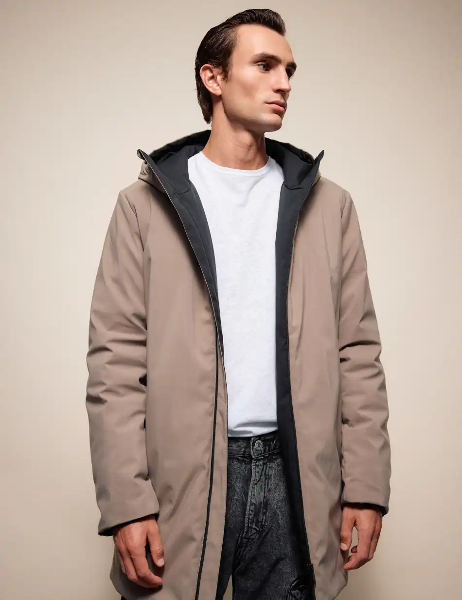 Splendid Ανδρικό demi πανωφόρι διπλής όψης 54-201-024 FANGO