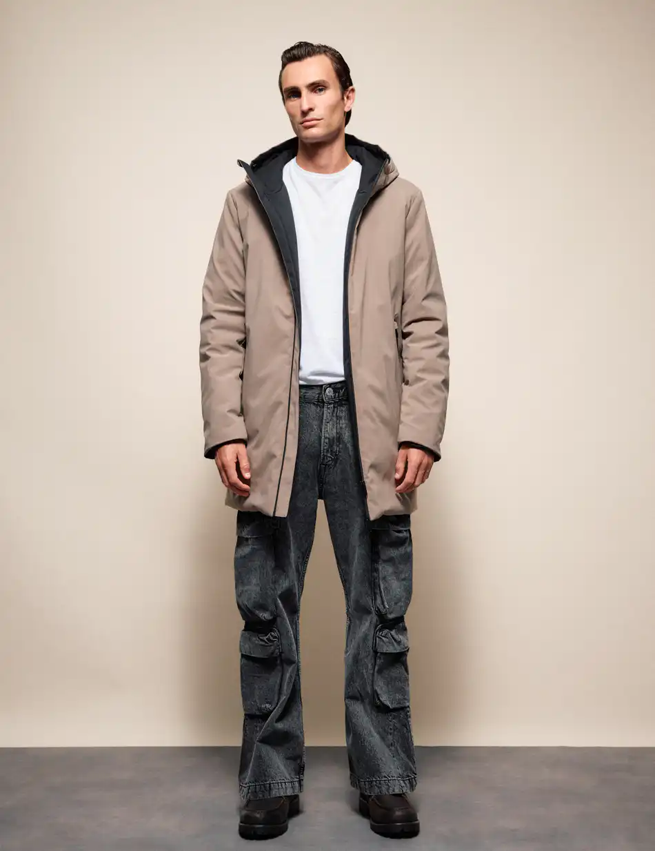 Splendid Ανδρικό demi πανωφόρι διπλής όψης 54-201-024 FANGO