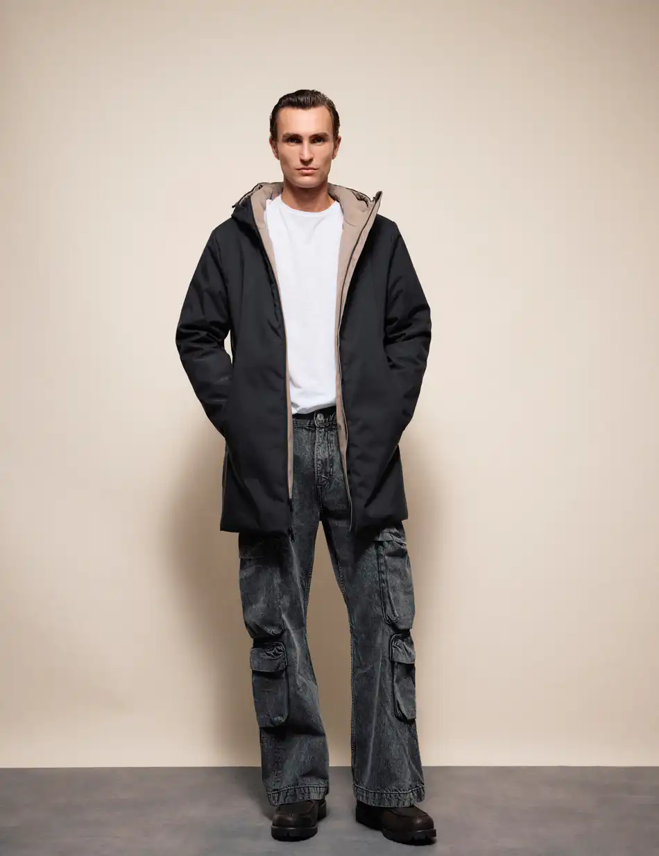 Splendid Ανδρικό demi πανωφόρι διπλής όψης 54-201-024 FANGO