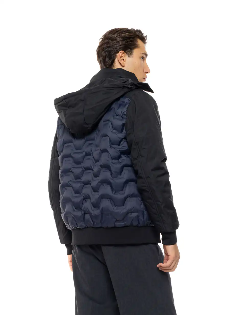 Splendid Ανδρικό κοντό πανωφόρι με κουκούλα 54-201-026 NAVY