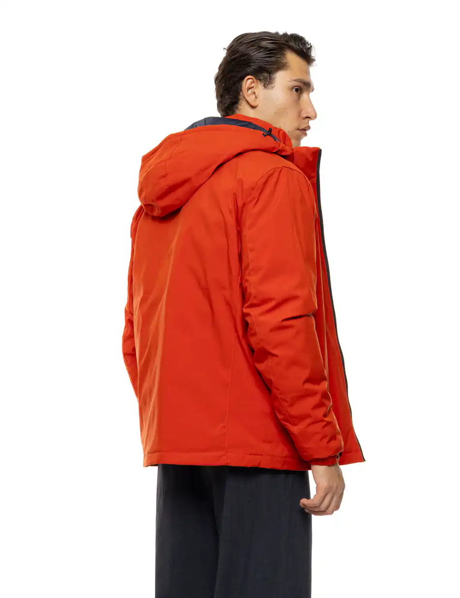 Biston Ανδρικό κοντό πανωφόρι με κουκούλα 54-201-034 ORANGE