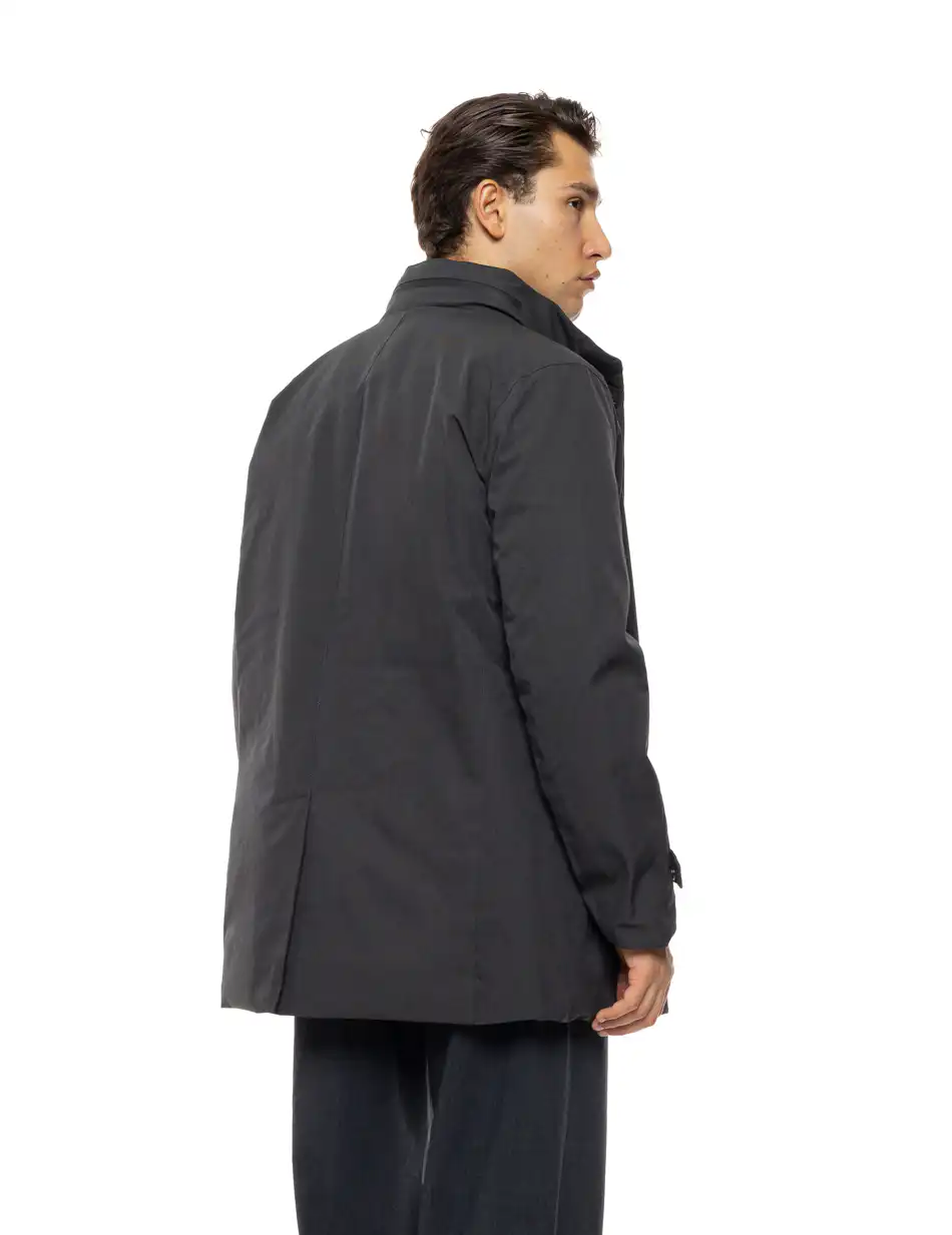 Biston Ανδρικό demi μπουφάν με κουκούλα 54-201-054 DK GREY