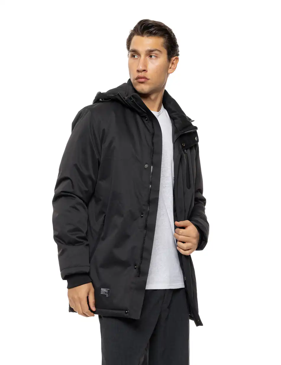 Splendid Ανδρικό demi μπουφάν με κουκούλα 54-201-057 BLACK