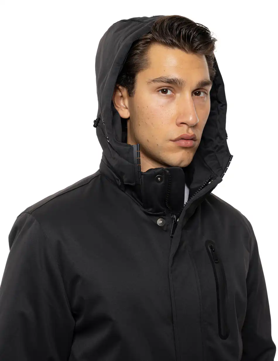 Splendid Ανδρικό demi μπουφάν με κουκούλα 54-201-057 BLACK