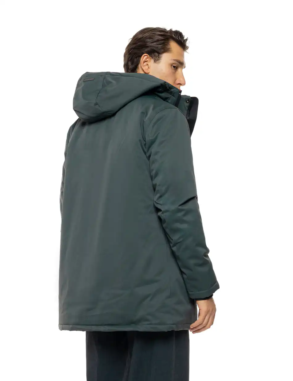 Splendid Ανδρικό demi μπουφάν με κουκούλα 54-201-057 DK GREEN