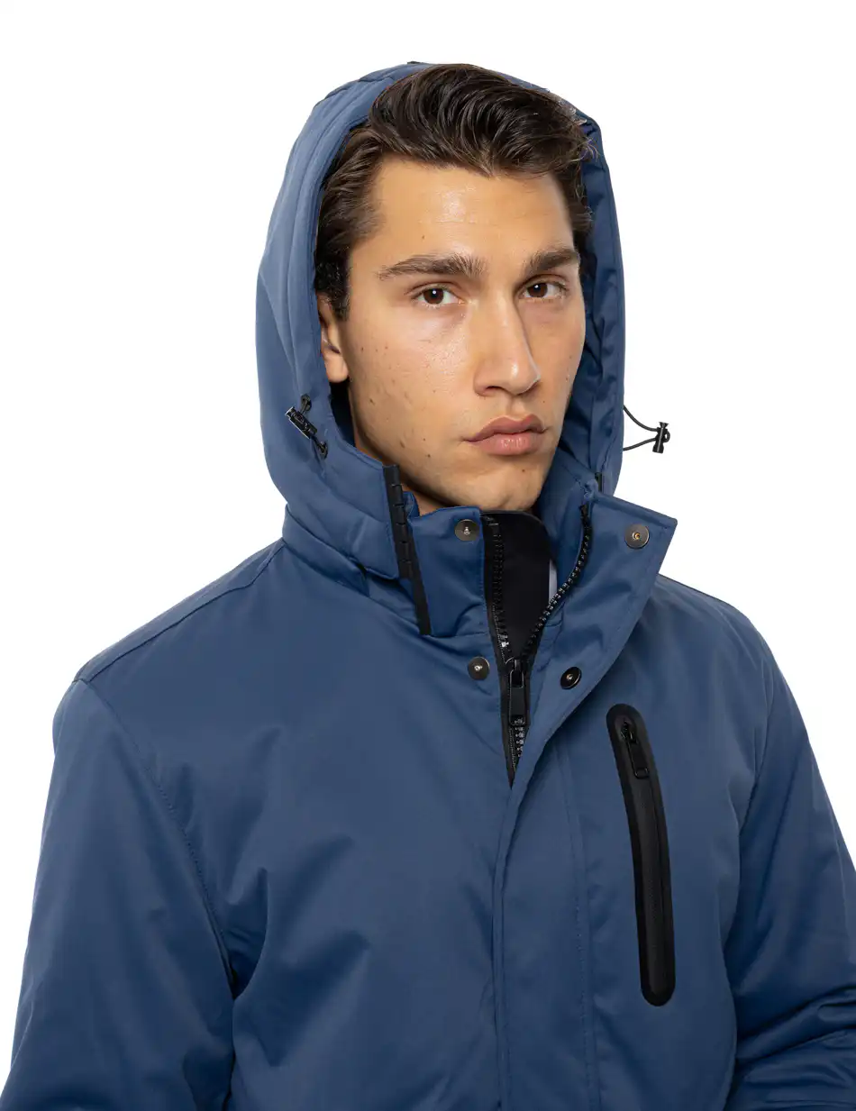 Splendid Ανδρικό demi μπουφάν με κουκούλα 54-201-057 INDIGO