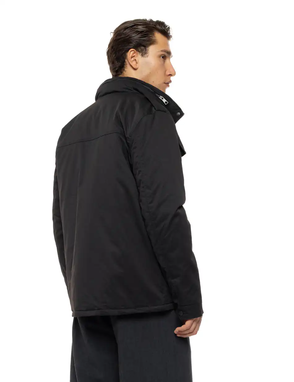 Biston Ανδρικό κοντό μπουφάν με γιακά 54-201-068 BLACK