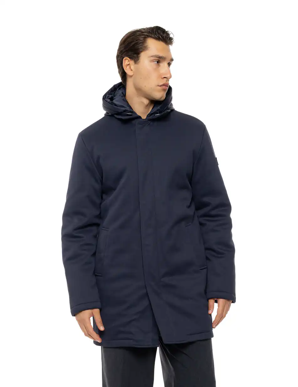 Splendid Ανδρικό demi πανωφόρι με κουκούλα 54-201-070 NAVY