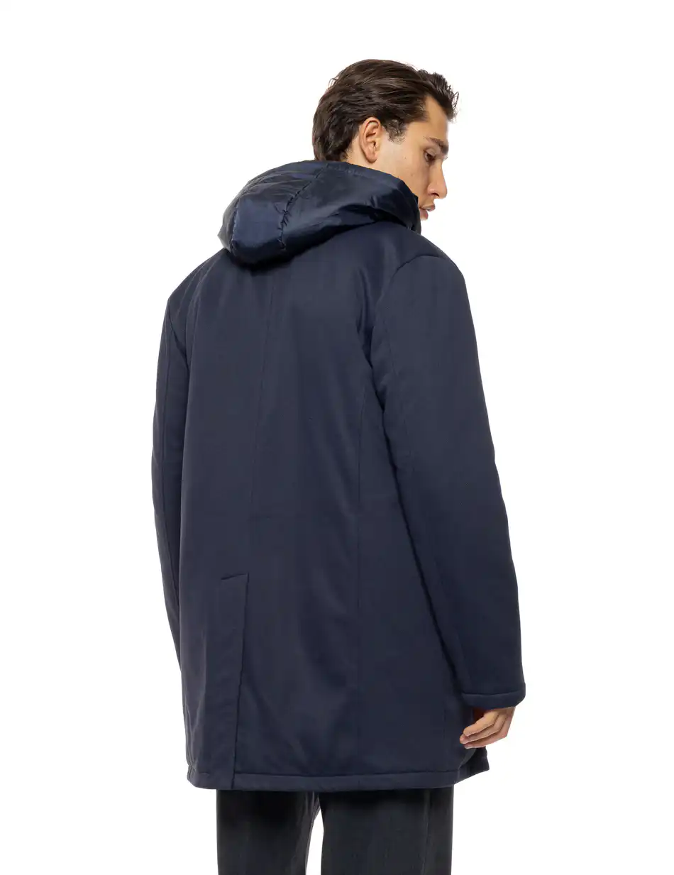 Splendid Ανδρικό demi πανωφόρι με κουκούλα 54-201-070 NAVY