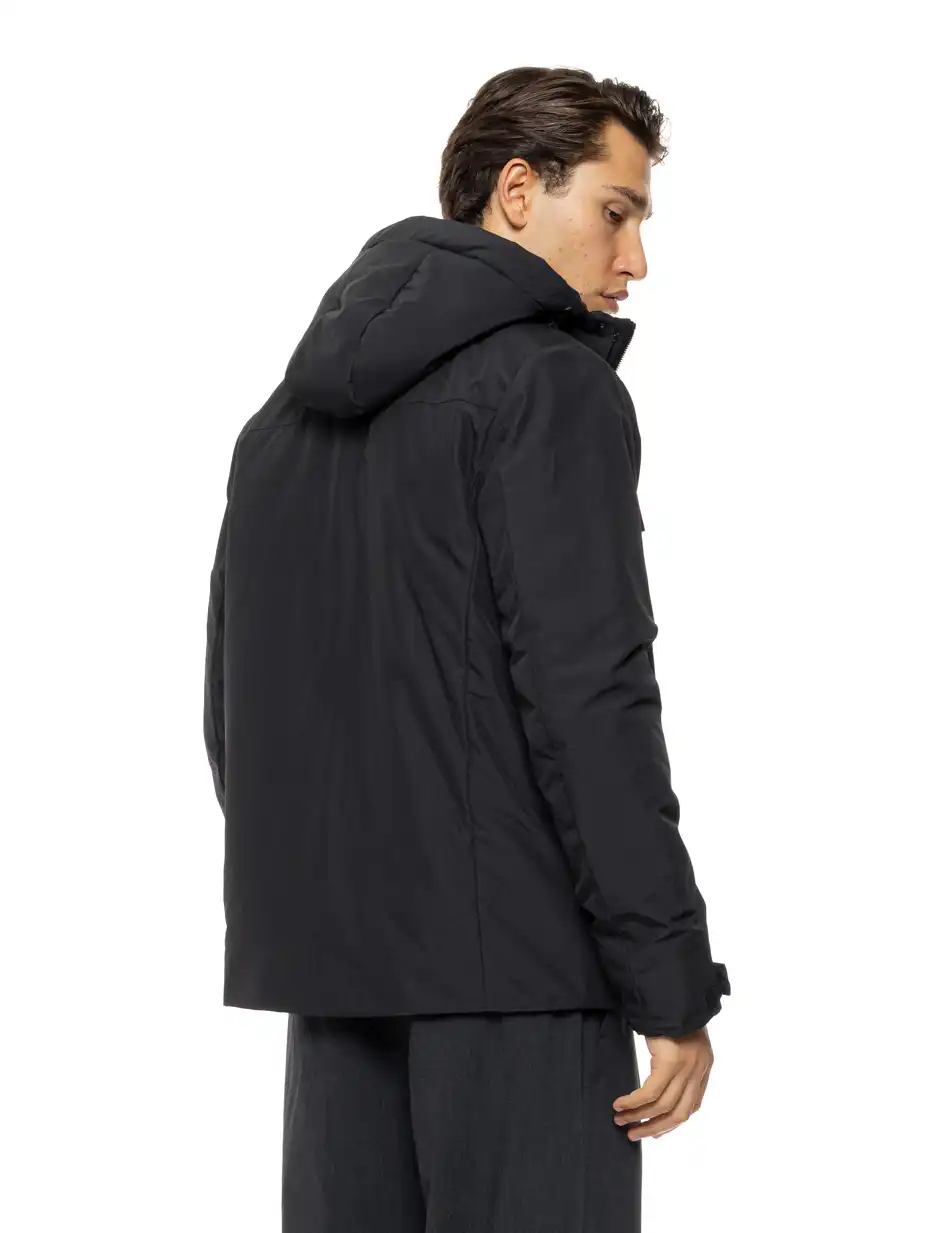 Splendid Ανδρικό κοντό μπουφάν με κουκούλα 54-201-077 BLACK