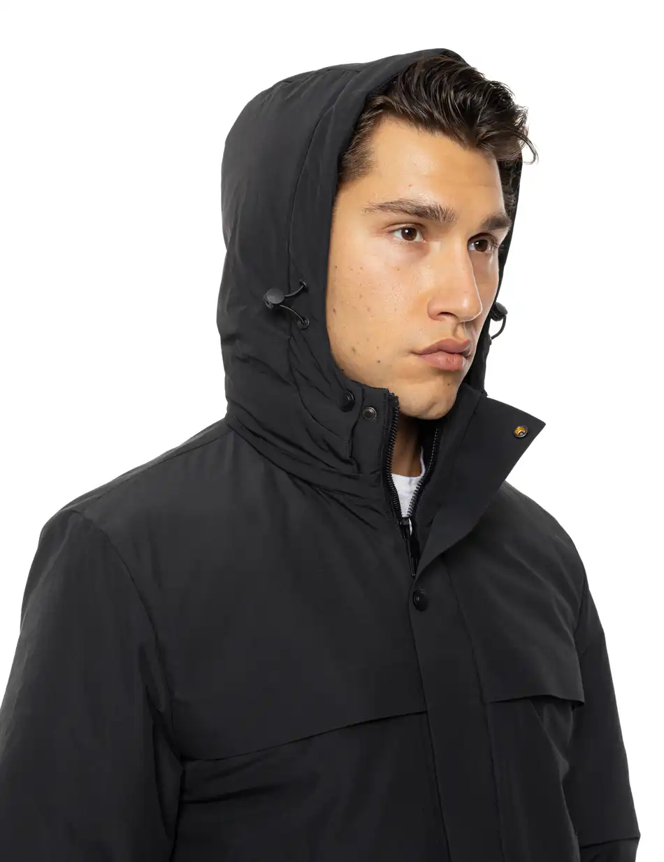 Splendid Ανδρικό κοντό μπουφάν με κουκούλα 54-201-077 BLACK